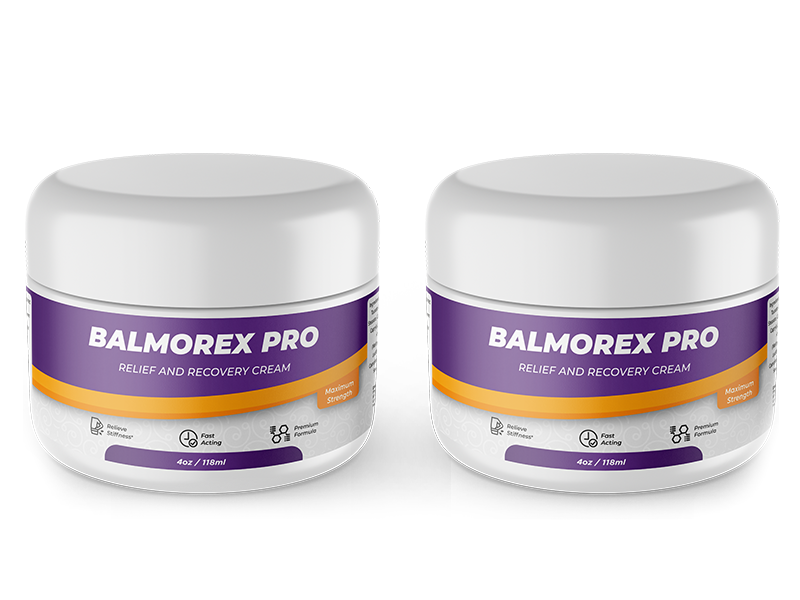 Balmorex Pro relief and recovery cream jars by PhytoThrive Labs