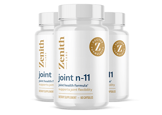 Joint N-11 joint health formula bottles by Zenith Labs
